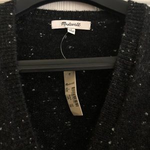 Madewell Wrap Front Pullover Sweater, size small.